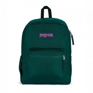 JanSport CROSS TOWN Sırt çantaları Okul Sırt Çantaları Yeşil | TRZDE98705