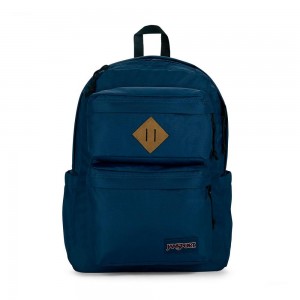 JanSport Double Break Sırt çantaları Dizüstü Sırt Çantası Lacivert | TRQCS88243