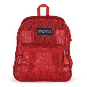 JanSport Mesh Pack Sırt çantaları Okul Sırt Çantaları Kırmızı | TRJVR75257