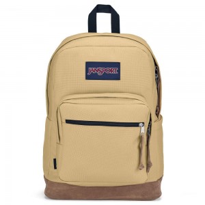 JanSport Right Pack Sırt çantaları Okul Sırt Çantaları Sarı | UTRTG19034