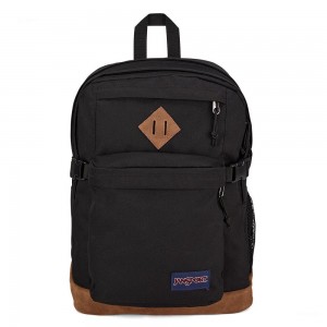 JanSport SUEDE CAMPUS Sırt çantaları Okul Sırt Çantaları Siyah | UTRND25956