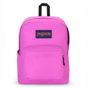 JanSport SuperBreak® Plus Sırt çantaları Dizüstü Sırt Çantası Pembe | YTRVQ28394