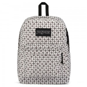 JanSport SuperBreak® Plus Sırt çantaları Dizüstü Sırt Çantası Beyaz Siyah | PTRER95418