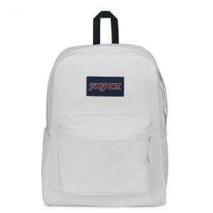 JanSport SuperBreak® Plus Sırt çantaları Okul Sırt Çantaları Beyaz | ZTRNQ92914