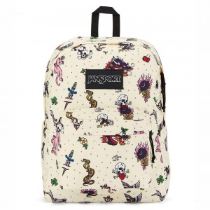 JanSport SuperBreak® Plus Sırt çantaları Okul Sırt Çantaları Bej Rengi | TREAH40169