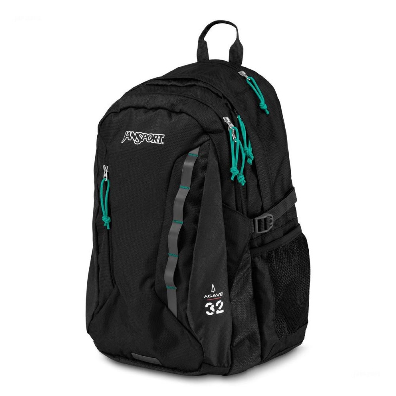 JanSport Agave Sırt çantaları Okul Sırt Çantaları Siyah | TRXBR91210