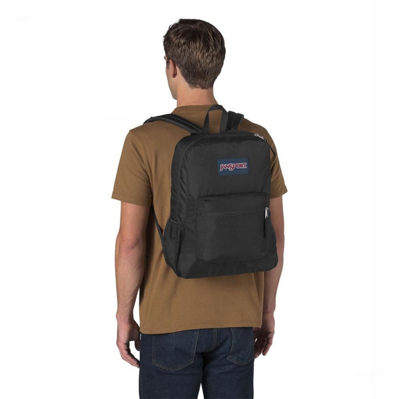 JanSport CROSS TOWN Sırt çantaları Okul Sırt Çantaları Siyah | ETRVG64440