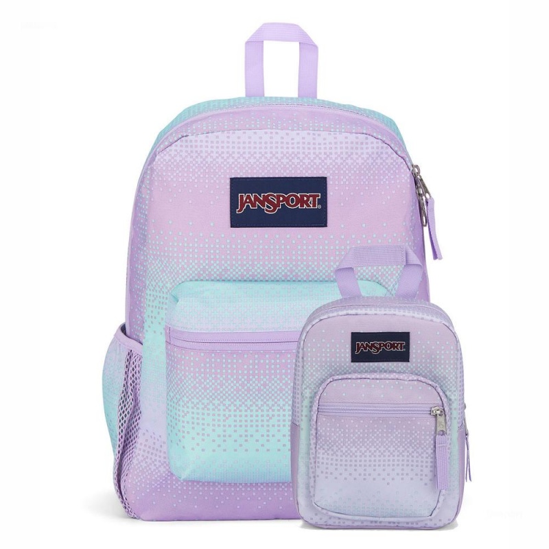 JanSport CROSS TOWN + BIG BREAK Sırt çantaları Okul Sırt Çantaları Mor | TRIIZ58294