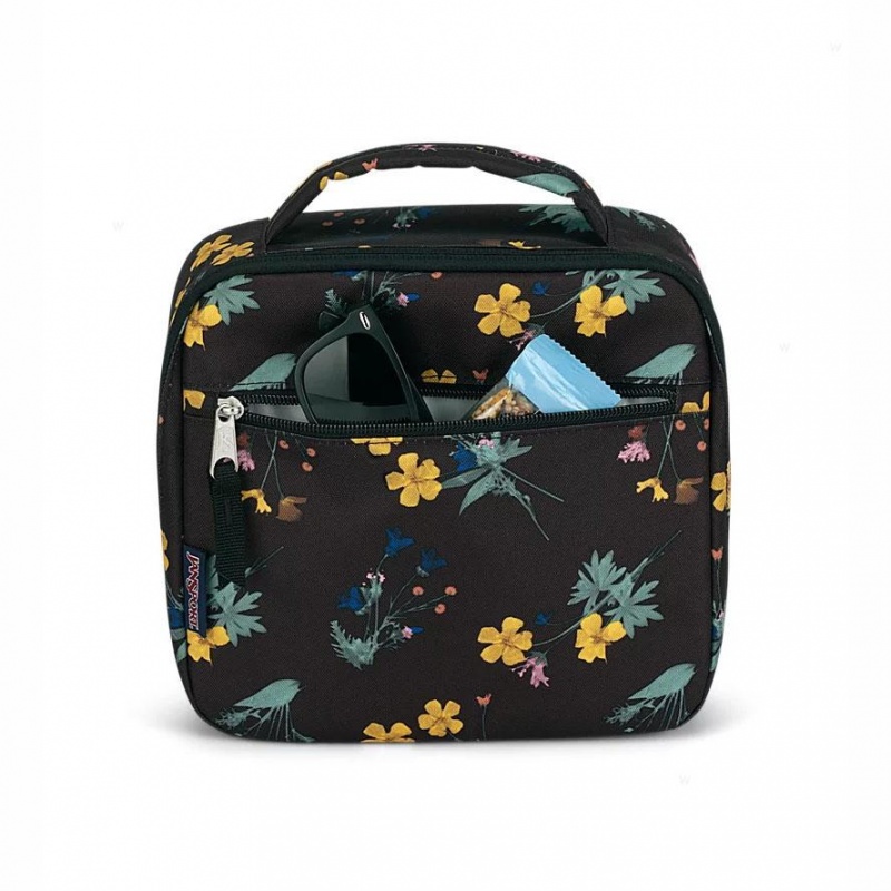 JanSport DARK FLORA BUNDLE Sırt çantaları Dizüstü Sırt Çantası Kahverengi | QTRWA78463