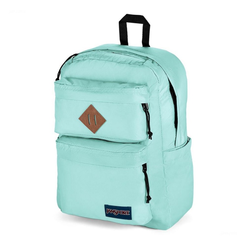 JanSport Double Break Sırt çantaları Dizüstü Sırt Çantası Turkuaz | TRIIZ52938