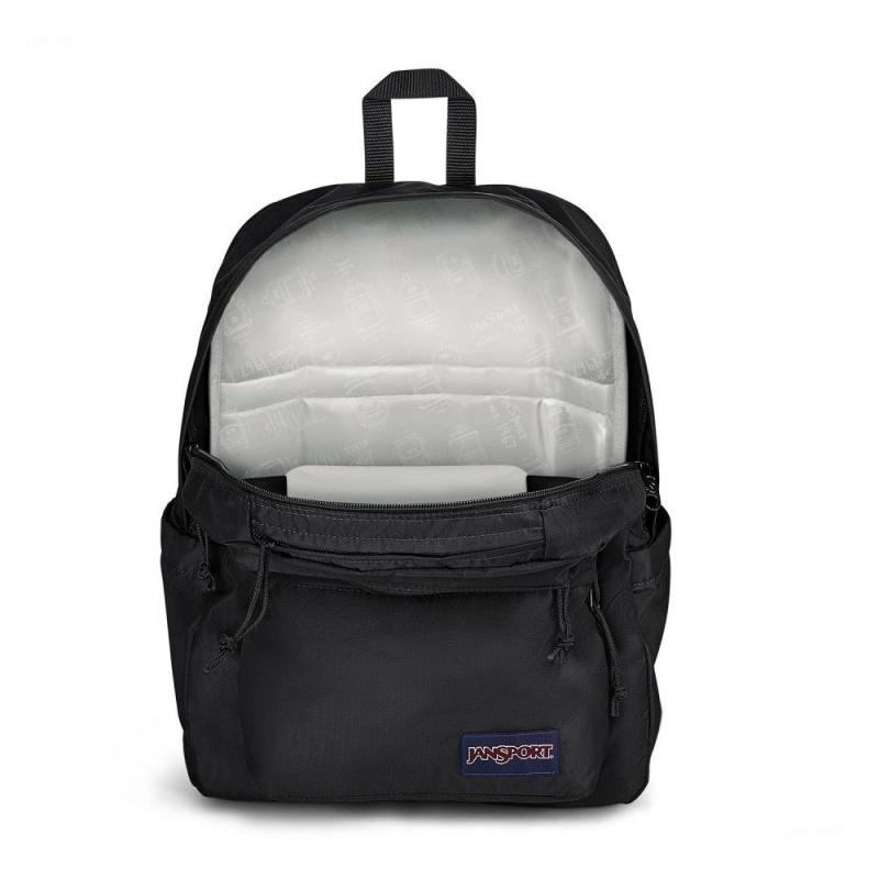 JanSport Double Break Sırt çantaları Okul Sırt Çantaları Siyah | ETRHC59751