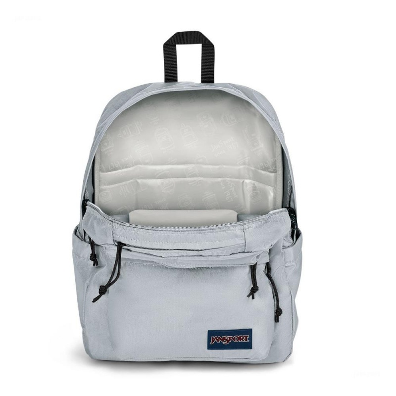 JanSport Double Break Sırt çantaları Okul Sırt Çantaları Gri | STRVO32429