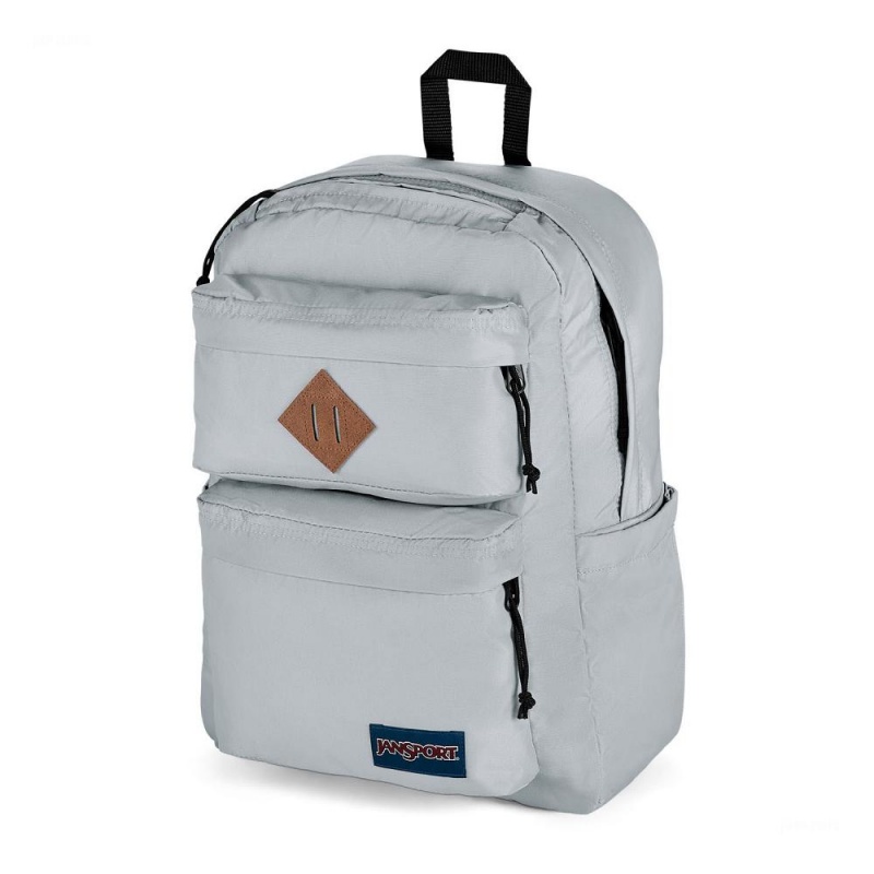 JanSport Double Break Sırt çantaları Okul Sırt Çantaları Gri | STRVO32429