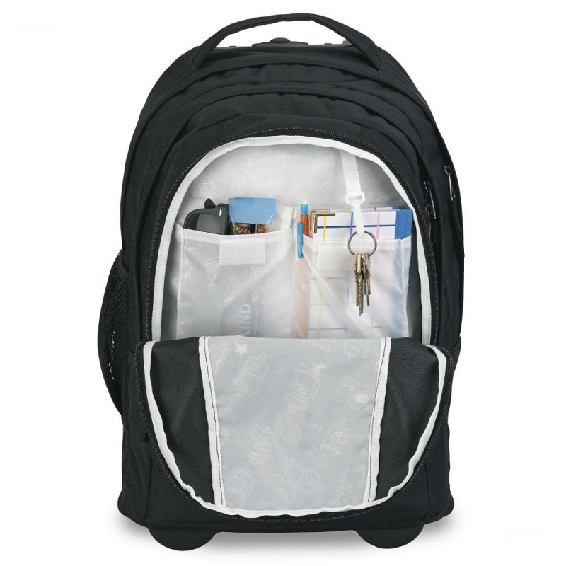 JanSport Driver 8 Rolling Sırt çantaları Dizüstü Sırt Çantası Siyah | ATRDF36967