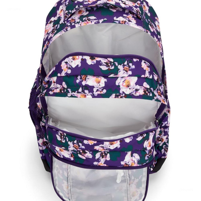 JanSport Driver 8 Rolling Sırt çantaları Dizüstü Sırt Çantası Mor | TRNZX56898