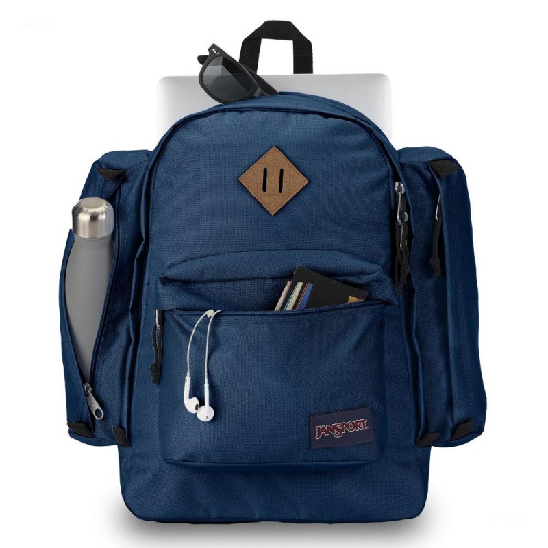 JanSport Field Pack Sırt çantaları Dizüstü Sırt Çantası Lacivert | XTRGW78872