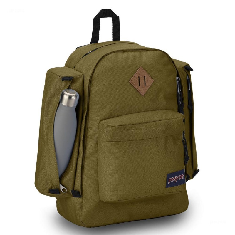 JanSport Field Pack Sırt çantaları Dizüstü Sırt Çantası Zeytin Yeşili | GTRUC67940