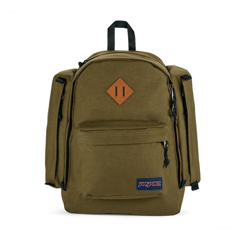 JanSport Field Pack Sırt çantaları Dizüstü Sırt Çantası Zeytin Yeşili | GTRUC67940