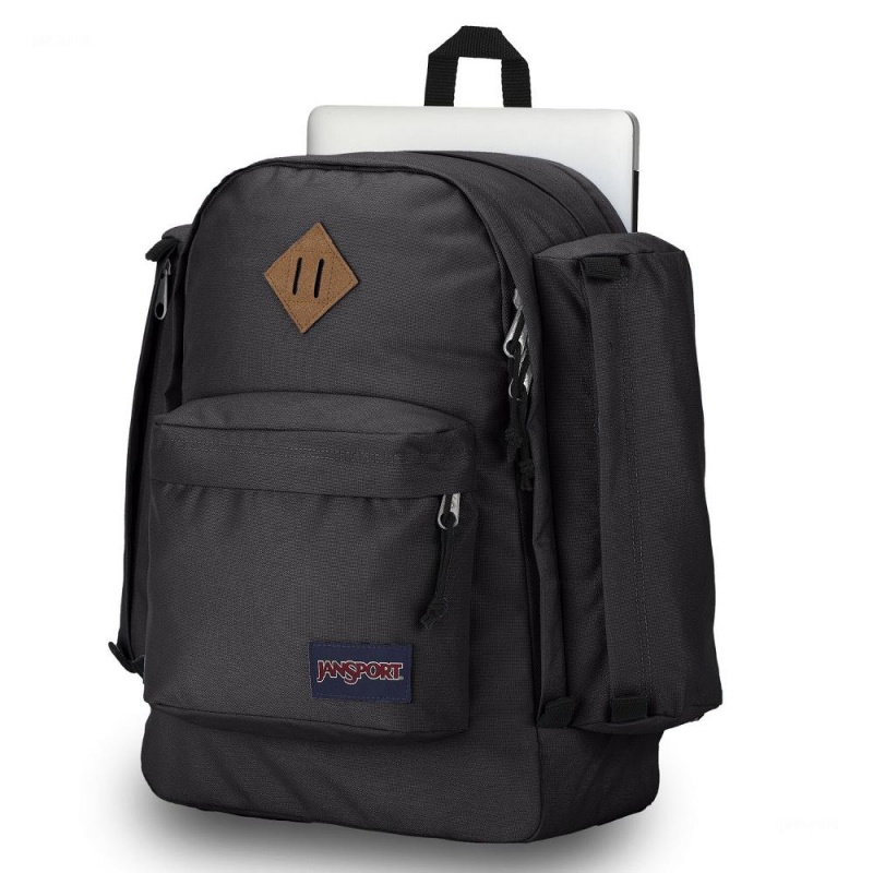 JanSport Field Pack Sırt çantaları Dizüstü Sırt Çantası Siyah | TRJZR71573