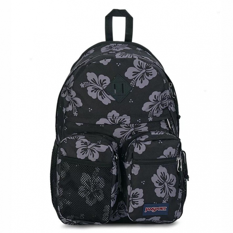 JanSport GRANBY Sırt çantaları Okul Sırt Çantaları Siyah Gri | STRNY49492