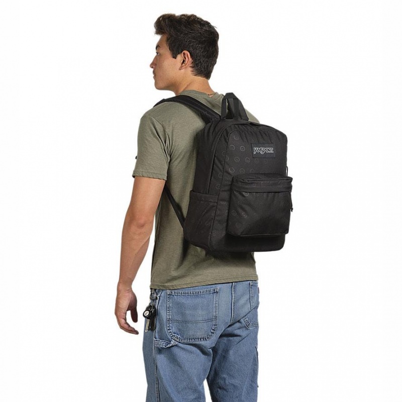 JanSport HAPPY AND SAD BUNDLE Sırt çantaları Okul Sırt Çantaları Siyah | PTRQX76584