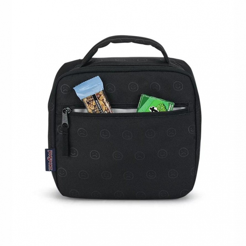 JanSport HAPPY AND SAD BUNDLE Sırt çantaları Okul Sırt Çantaları Siyah | PTRQX76584