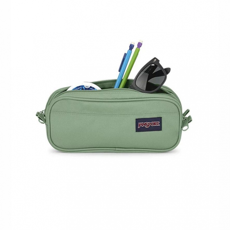 JanSport Large Accessory Pouch Çantalar Kalem kutuları Yeşil | PTRER91321