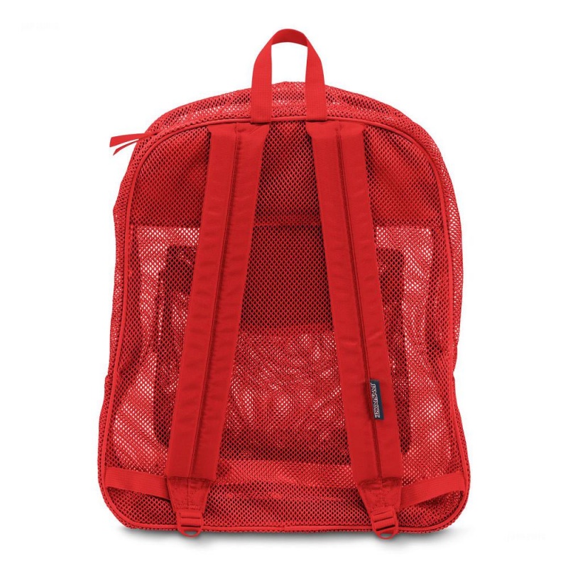 JanSport Mesh Pack Sırt çantaları Okul Sırt Çantaları Kırmızı | TRJVR75257