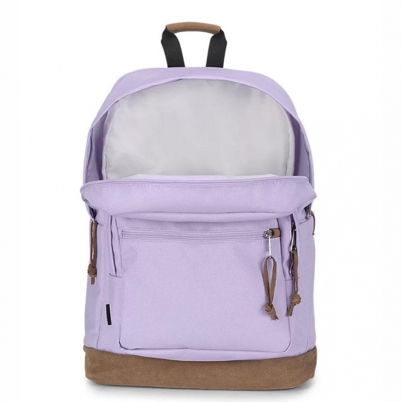 JanSport Right Pack Premium Sırt çantaları Okul Sırt Çantaları Mor | QTRUV95335