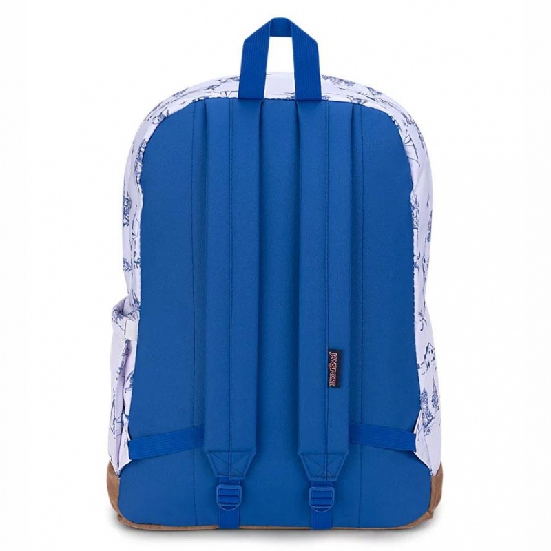 JanSport Right Pack Sırt çantaları Dizüstü Sırt Çantası Beyaz Mavi | TRJZR71656