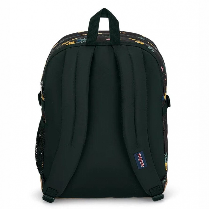 JanSport SUEDE CAMPUS Sırt çantaları Okul Sırt Çantaları Siyah Sarı | TRCIF73730