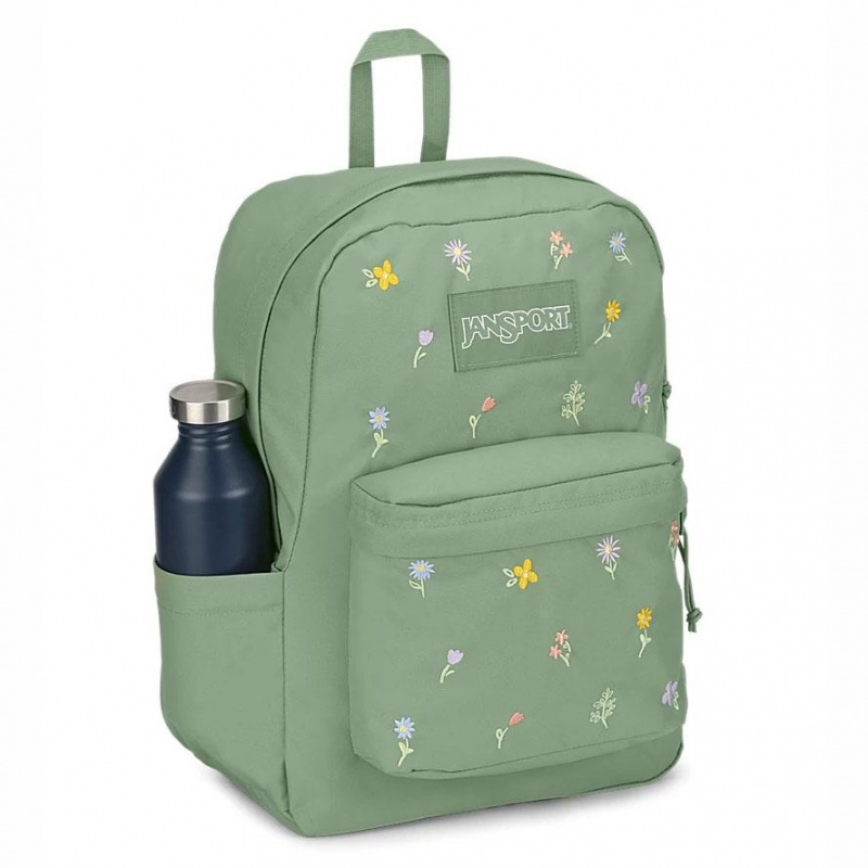 JanSport SuperBreak® Plus Sırt çantaları Dizüstü Sırt Çantası Yeşil | TRQAV87445