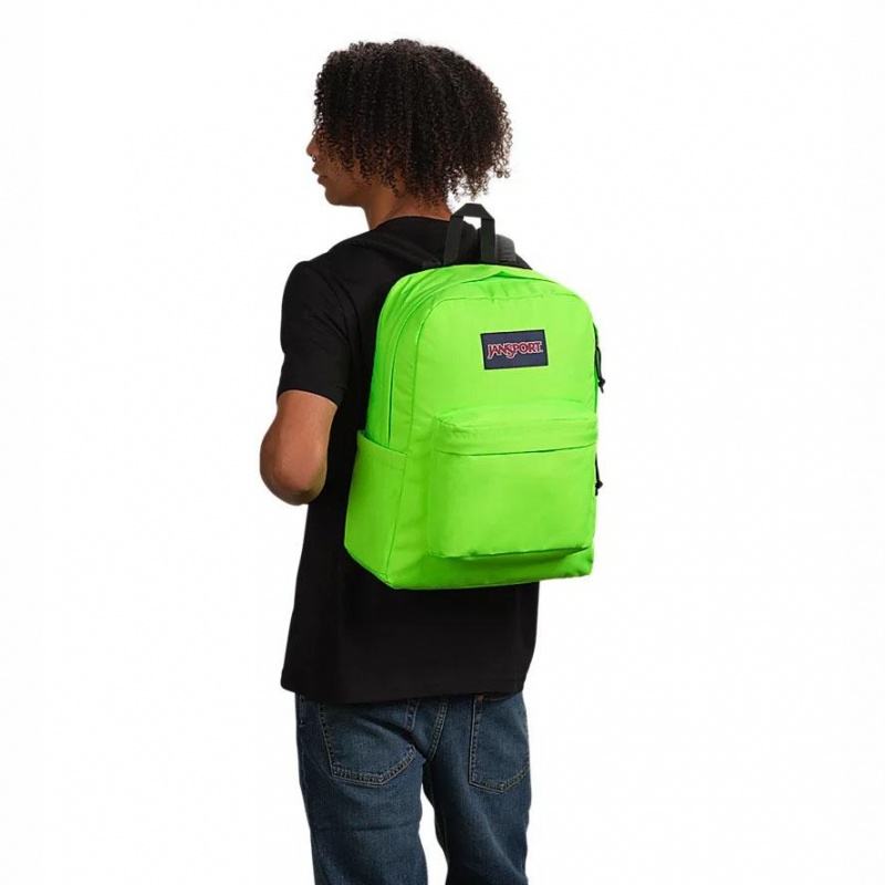 JanSport SuperBreak® Plus Sırt çantaları Dizüstü Sırt Çantası Yeşil | ZTRNQ65715