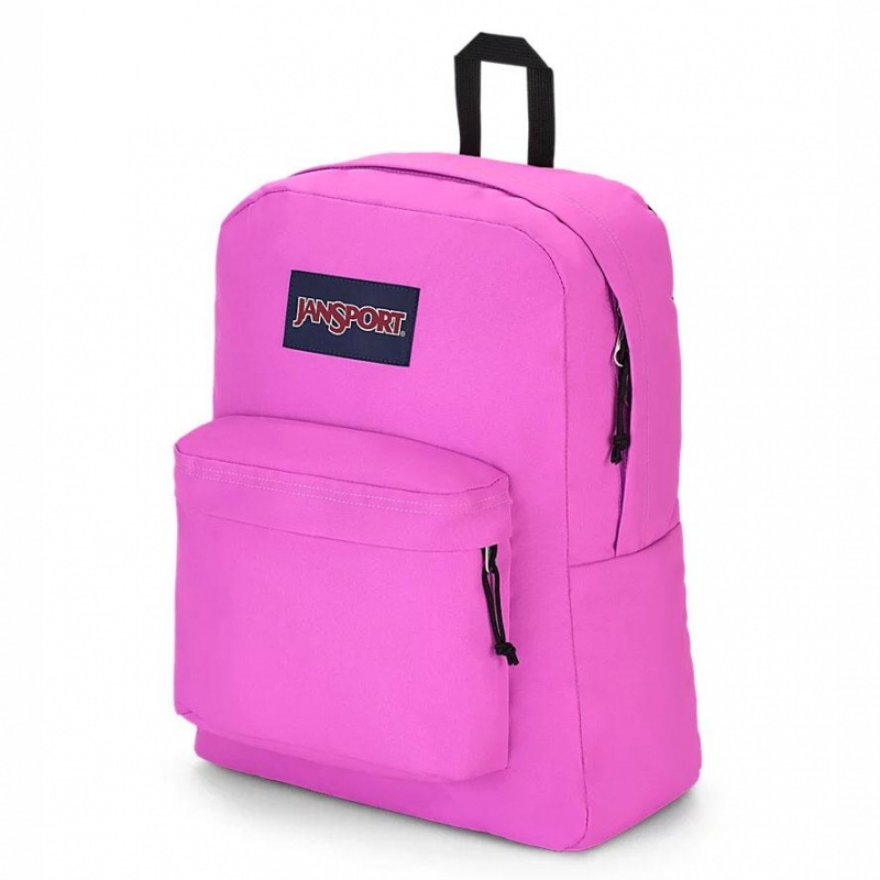 JanSport SuperBreak® Plus Sırt çantaları Dizüstü Sırt Çantası Pembe | YTRVQ28394