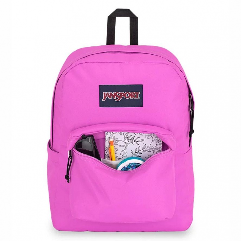 JanSport SuperBreak® Plus Sırt çantaları Dizüstü Sırt Çantası Pembe | YTRVQ28394