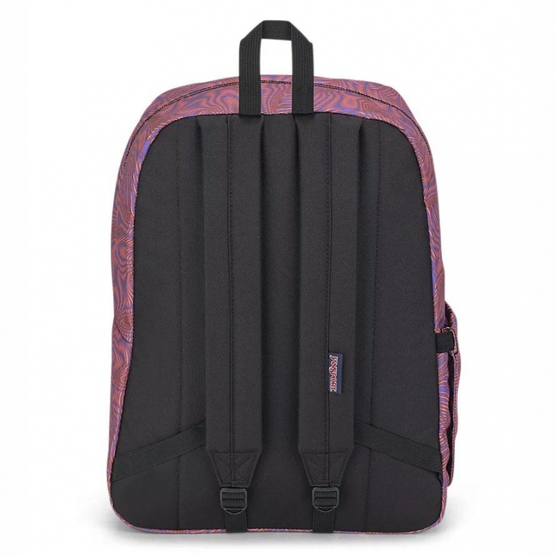 JanSport SuperBreak® Plus Sırt çantaları Dizüstü Sırt Çantası Mor Turuncu | TRZPD99582