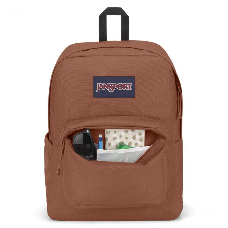 JanSport SuperBreak® Plus Sırt çantaları Dizüstü Sırt Çantası Kahverengi | STRVO10525