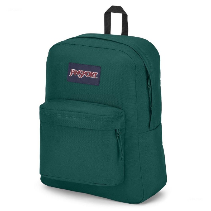 JanSport SuperBreak® Plus Sırt çantaları Dizüstü Sırt Çantası Koyu Yeşil | TRXBR83275