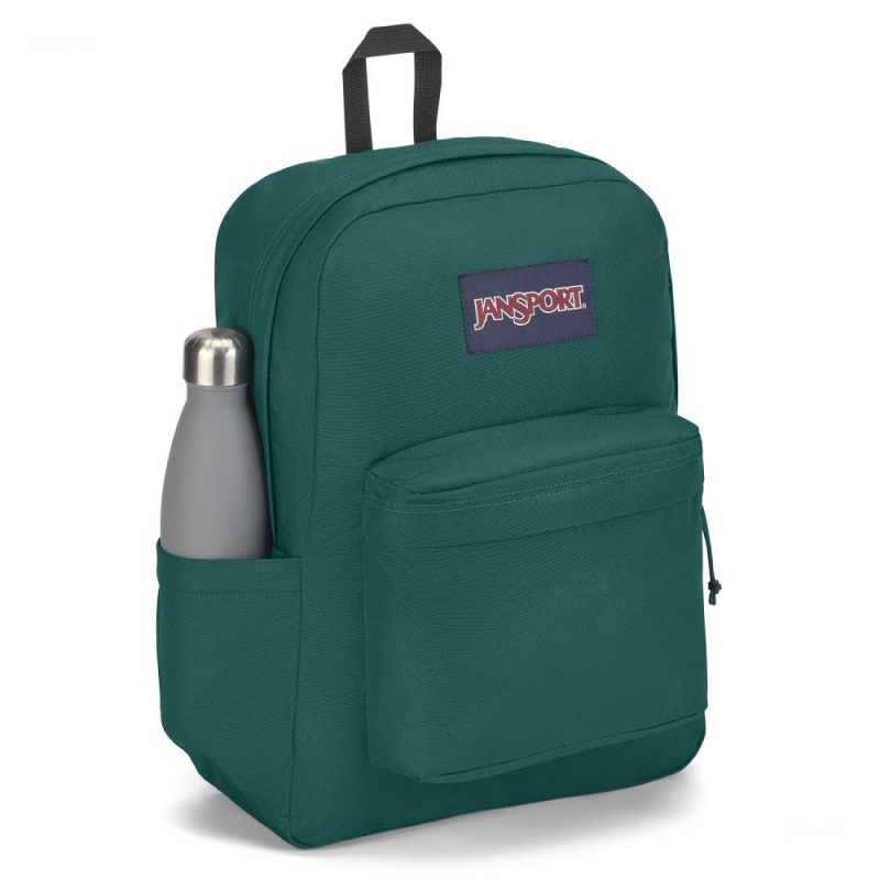 JanSport SuperBreak® Plus Sırt çantaları Dizüstü Sırt Çantası Koyu Yeşil | TRXBR83275