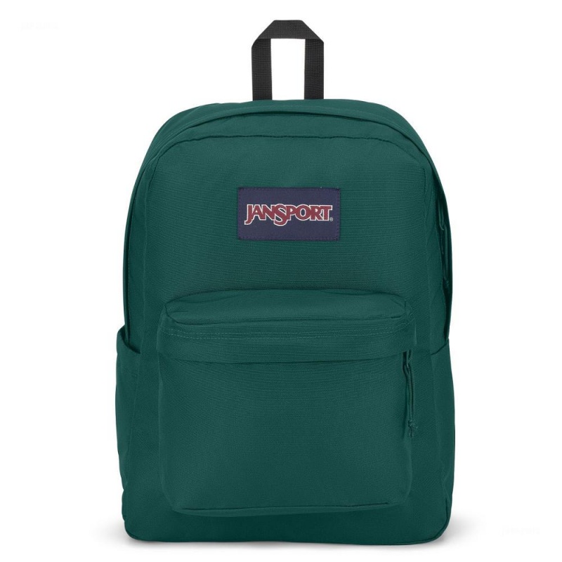 JanSport SuperBreak® Plus Sırt çantaları Dizüstü Sırt Çantası Koyu Yeşil | TRXBR83275