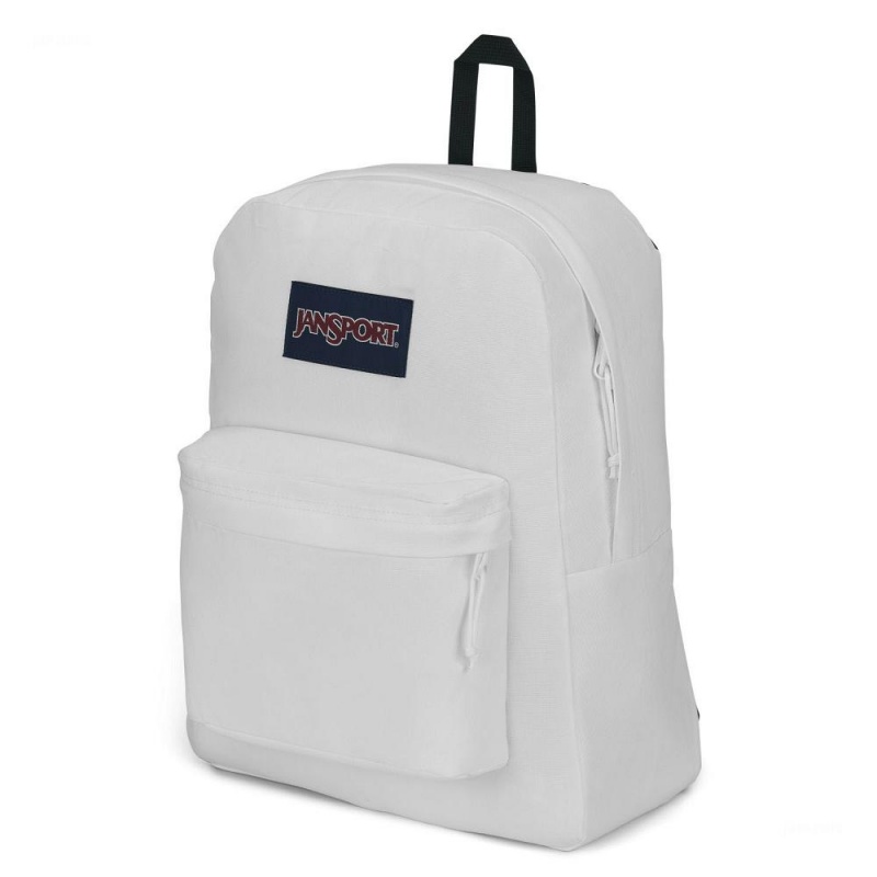 JanSport SuperBreak® Plus Sırt çantaları Dizüstü Sırt Çantası Beyaz | YTRVQ79653