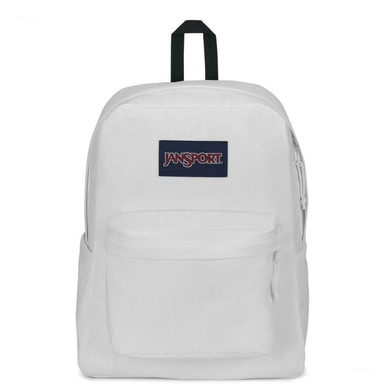 JanSport SuperBreak® Plus Sırt çantaları Dizüstü Sırt Çantası Beyaz | YTRVQ79653