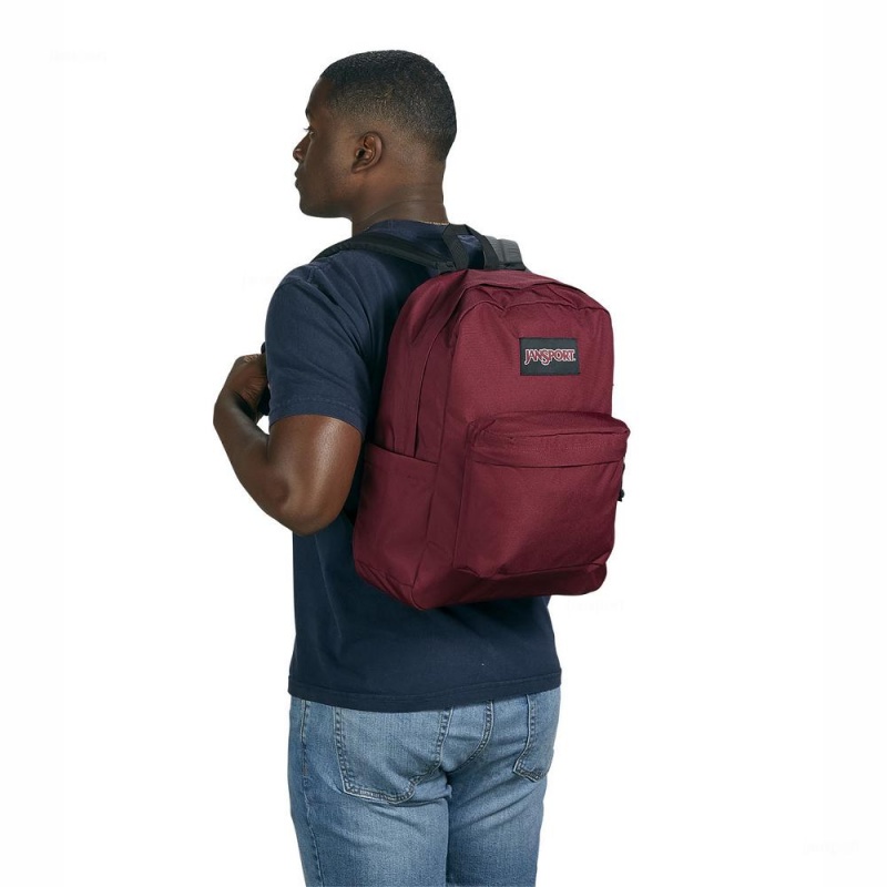 JanSport SuperBreak® Plus Sırt çantaları Dizüstü Sırt Çantası Bordo | TRNEJ58477