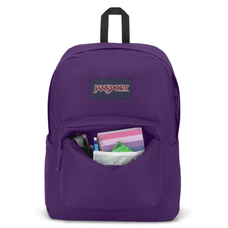 JanSport SuperBreak® Plus Sırt çantaları Okul Sırt Çantaları Mor | TRZDE33375