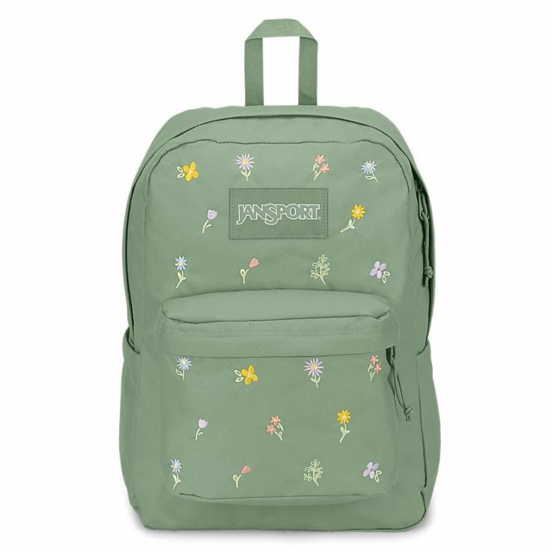 JanSport SuperBreak® Plus Sırt çantaları Okul Sırt Çantaları Yeşil | UTRND97067