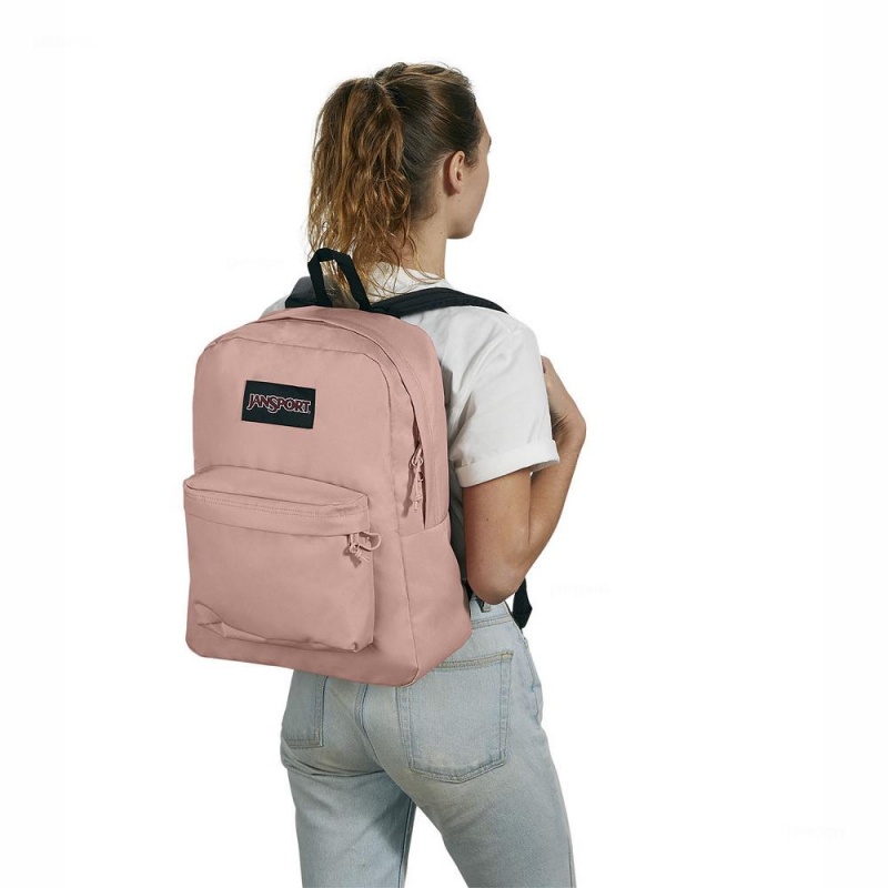 JanSport SuperBreak® Sırt çantaları Okul Sırt Çantaları Pembe | TRJZR59111